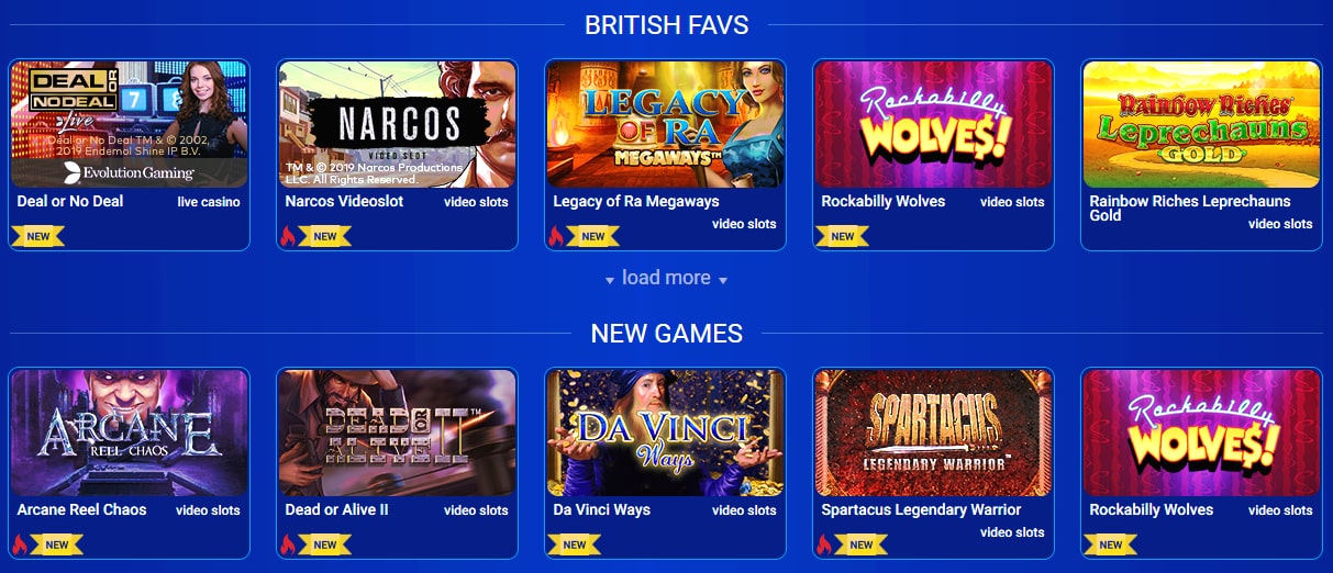 All British Casino Games