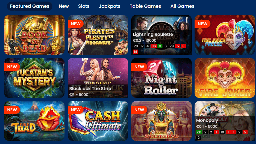 play royal casino games free online